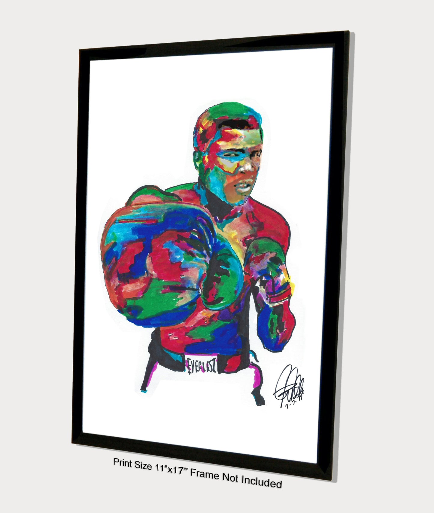 Muhammad Ali Sports Boxing Poster Print Wall Art 11x17