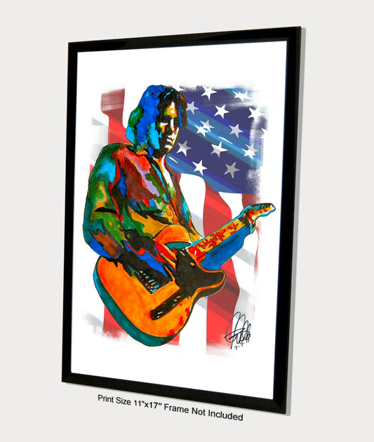 Jeff Buckley Guitar Soul Blues Rock Music Poster Print Wall Art 11x17