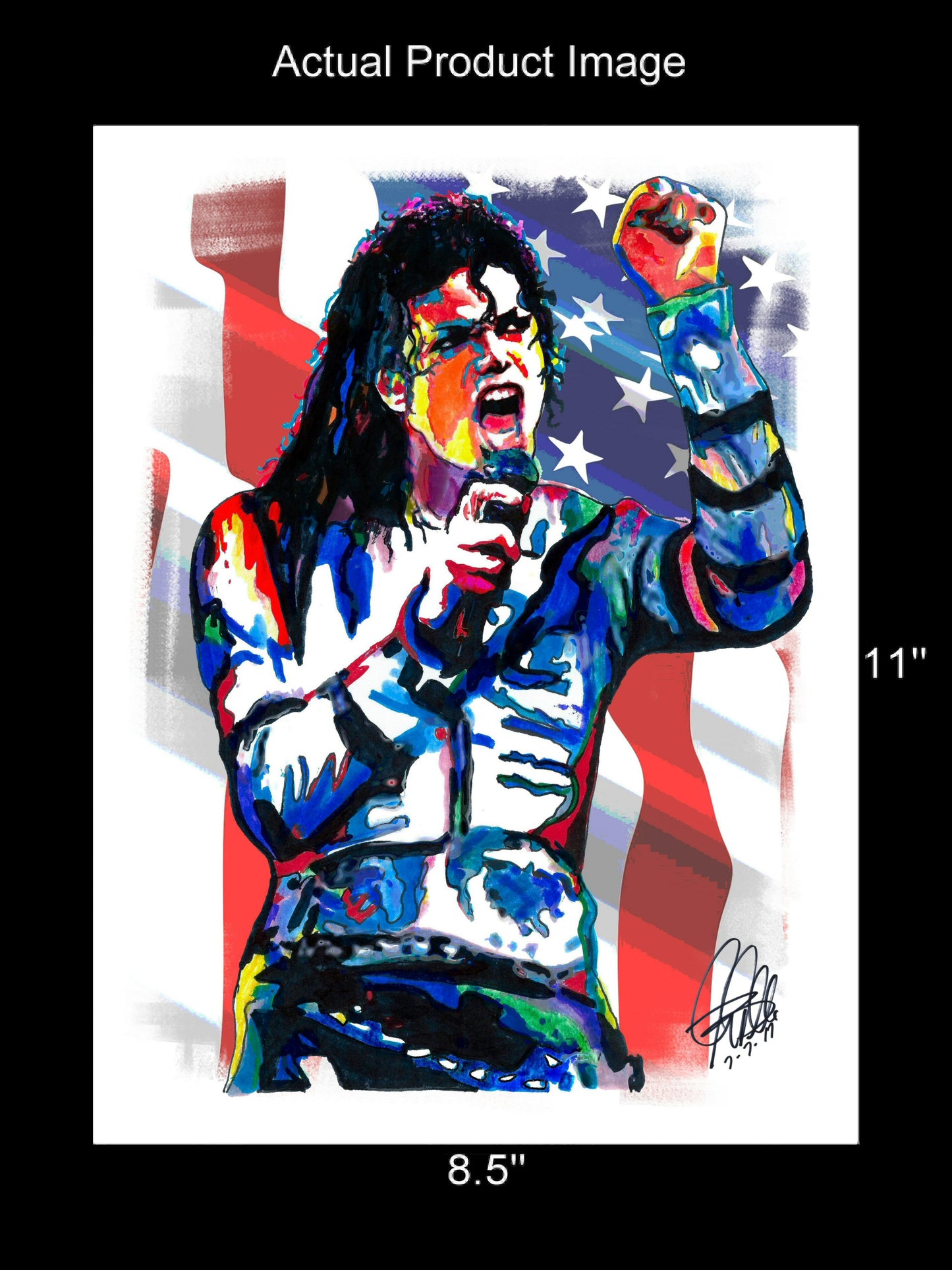 Michael Jackson The Jackson 5 King of Pop Poster Print Wall Art 8.5x11