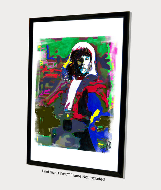 Keith Emerson ELP Keyboards Piano Rock Music Poster Print Wall Art 11x17