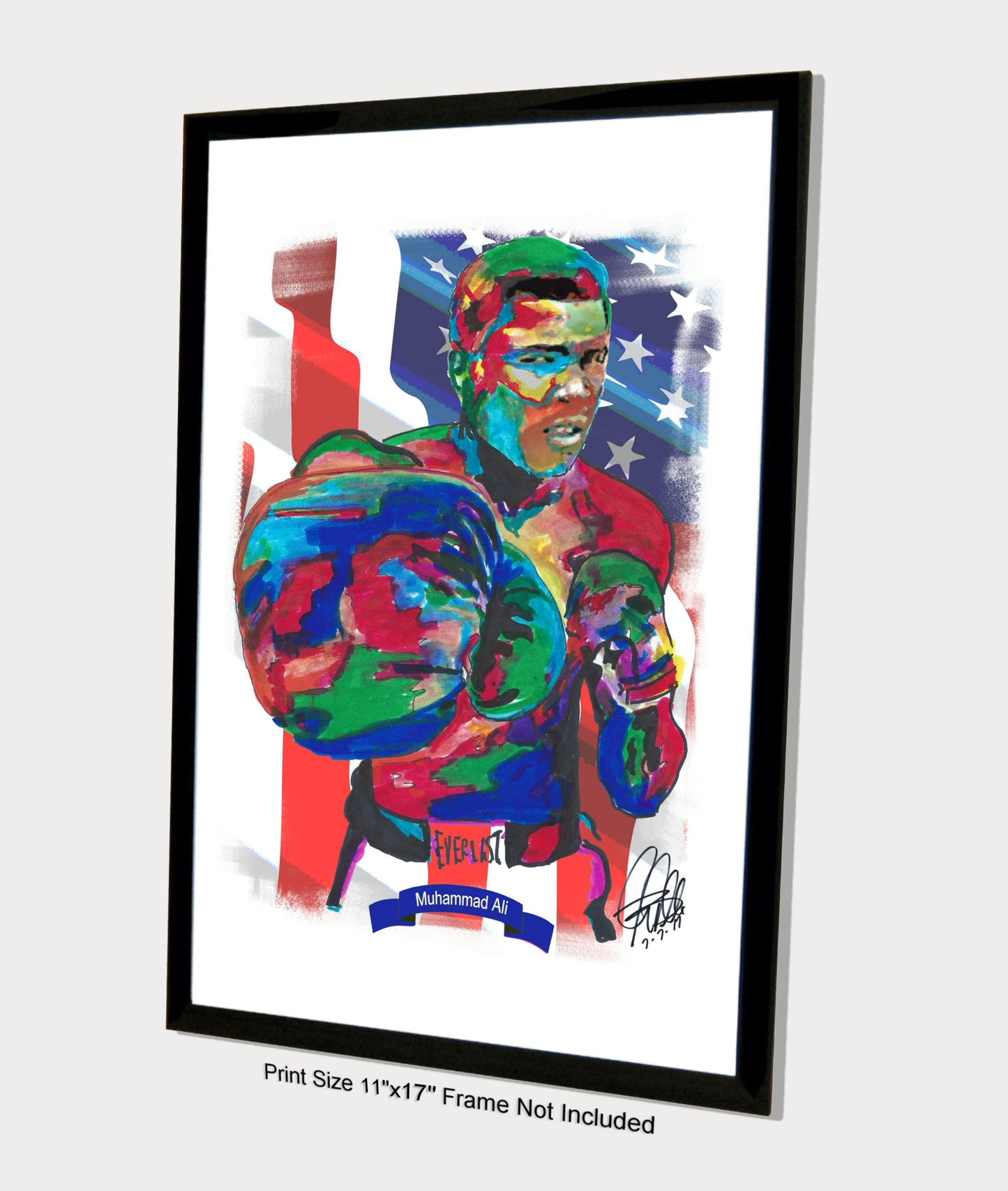 Muhammad Ali Heavyweight Champion Boxing Poster Print Wall Art 11x17