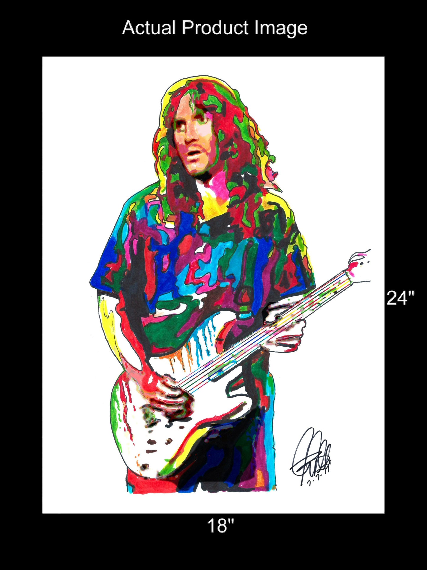 John Frusciante Red Hot Chili Peppers Rock Music Poster Print Wall Art 18x24