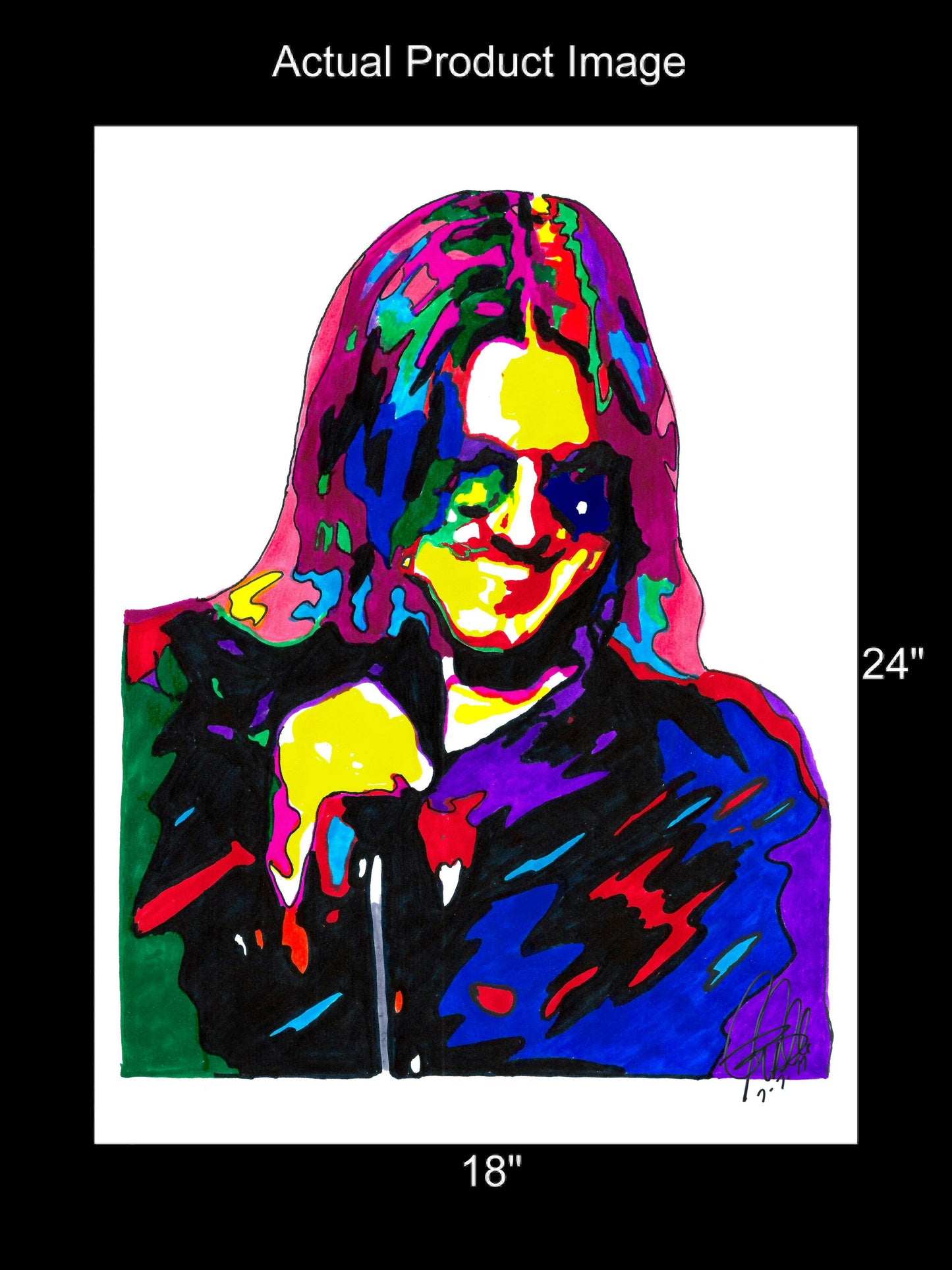 Mitch Hedberg Standup Comedy Poster Print Wall Art 18x24