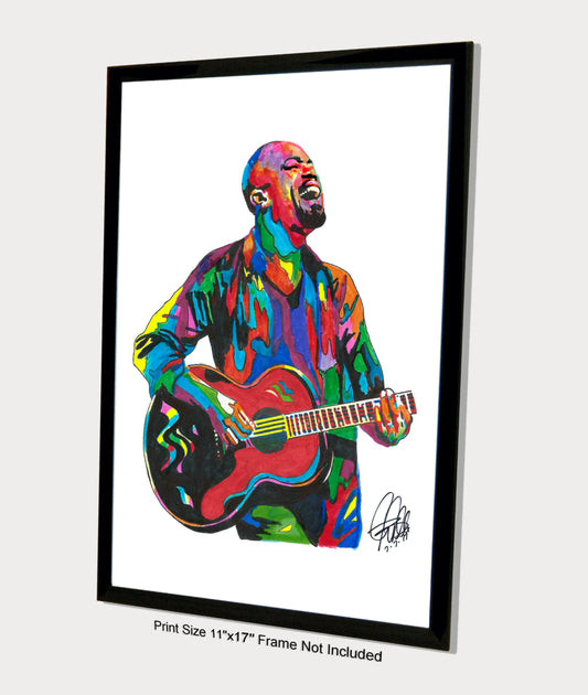 Darius Rucker Hootie & the Blowfish Rock R&B Music Poster Print Wall Art 11x17