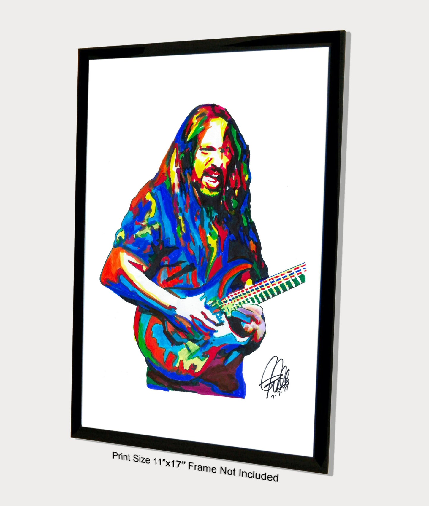 John Petrucci Dream Theater Guitar Rock Music Poster Print Wall Art 11x17