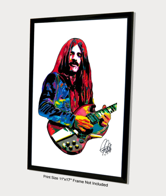 Frank Marino Mahogany Rush Guitar Rock Music Poster Print Wall Art 11x17