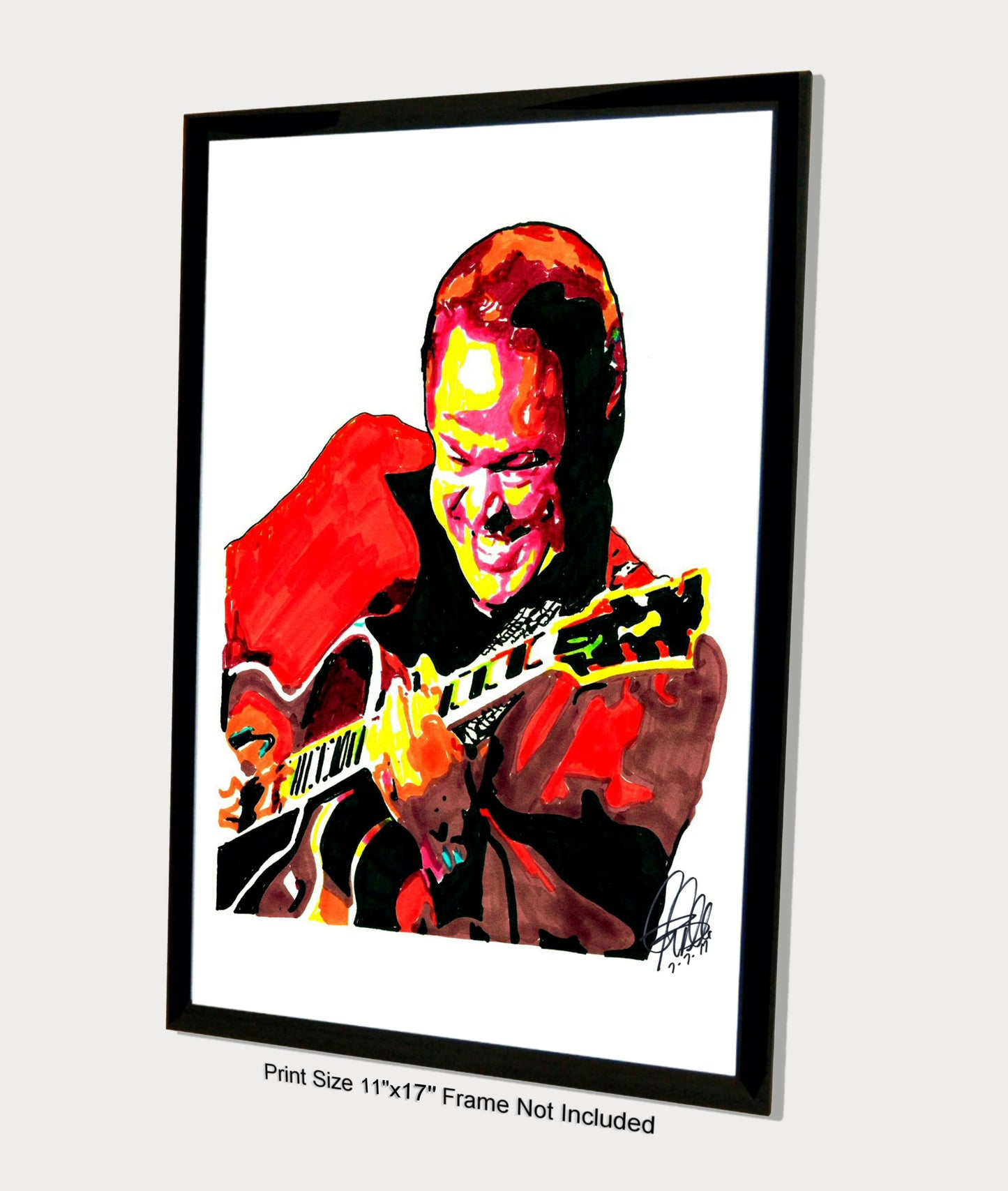 Roy Clark Guitar Singer Country Music Poster Print Wall Art 11x17