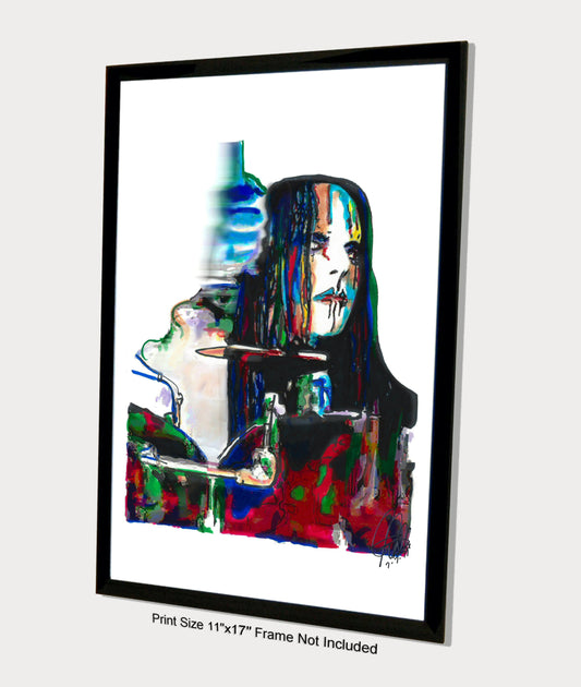 Joey Jordison Slipknot Drums Heavy Metal Music Poster Print Wall Art 11x17