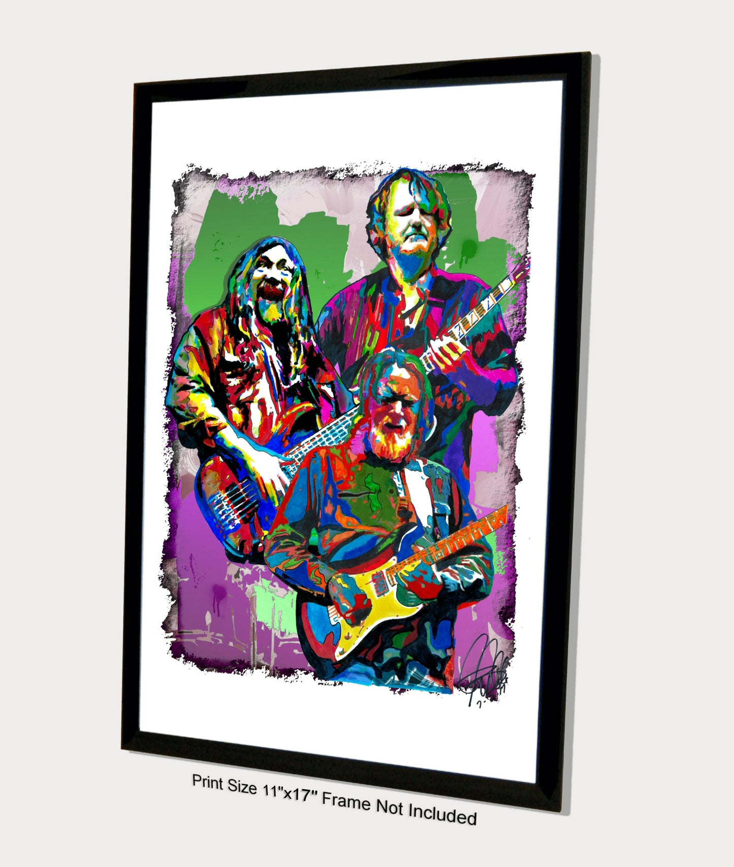 John Bell Dave Schools Jimmy Herring Rock Music Poster Print Wall Art 11x17