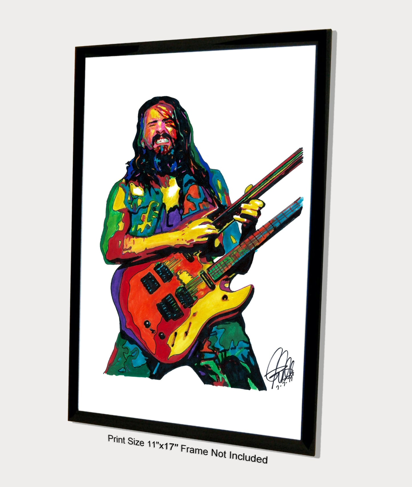 Ron Bumblefoot Thal Guitar Metal Rock Music Poster Print Wall Art 11x17