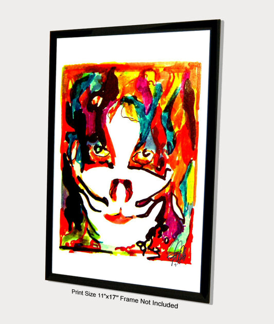 Peter Criss Kiss Drums Hard Rock Music Poster Print Wall Art 11x17