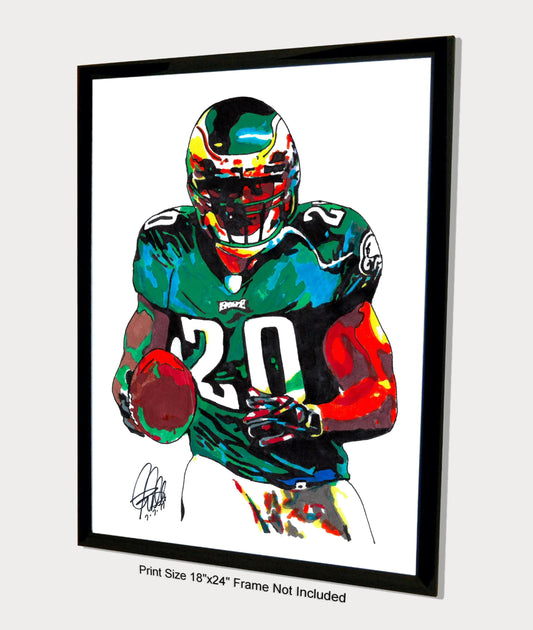 Brian Dawkins Philadelphia Eagles Football Sports Poster Print Wall Art 18x24