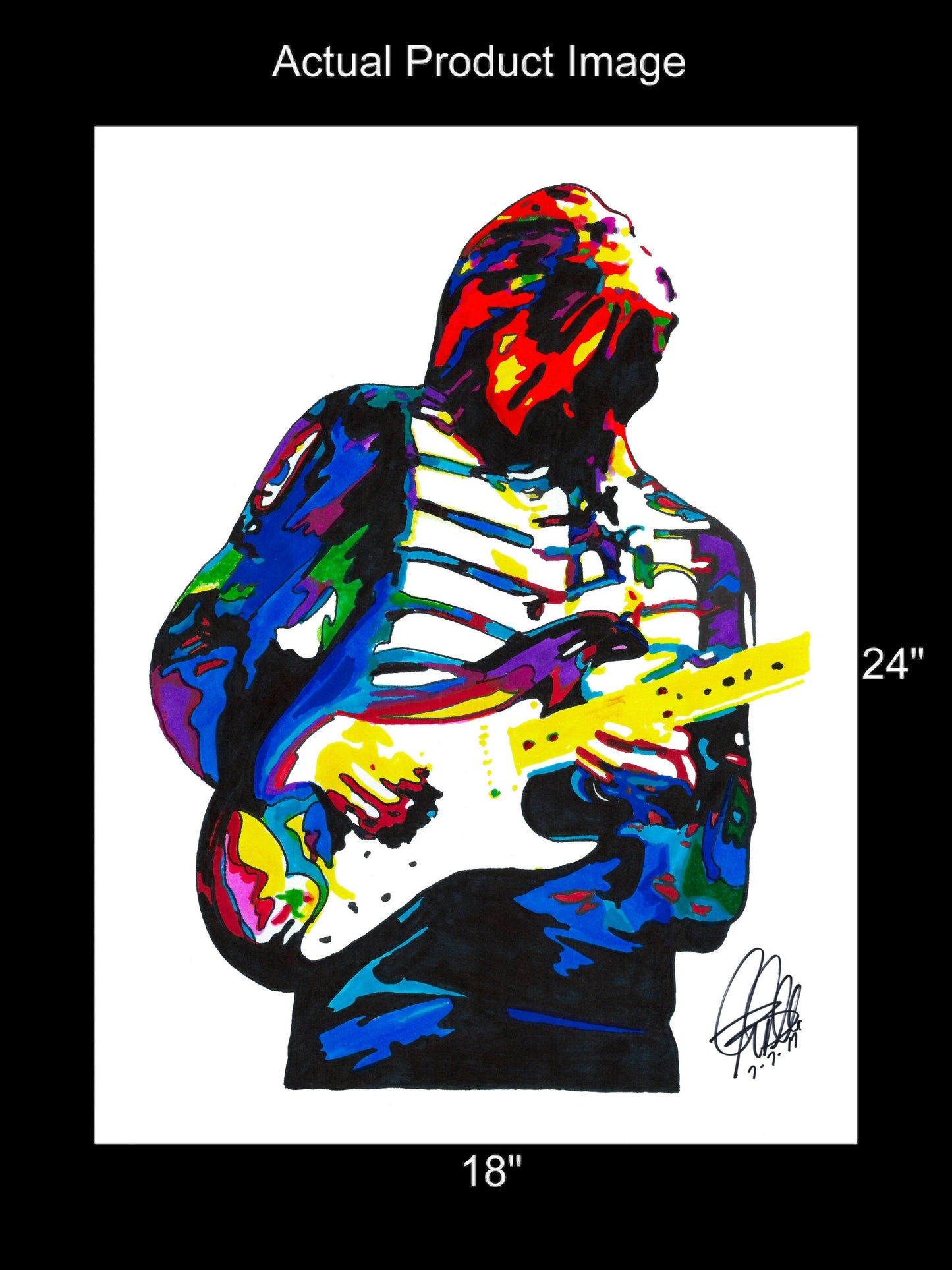 Eric Johnson Singer Guitar Blues Jazz Rock Music Poster Print Wall Art 18x24