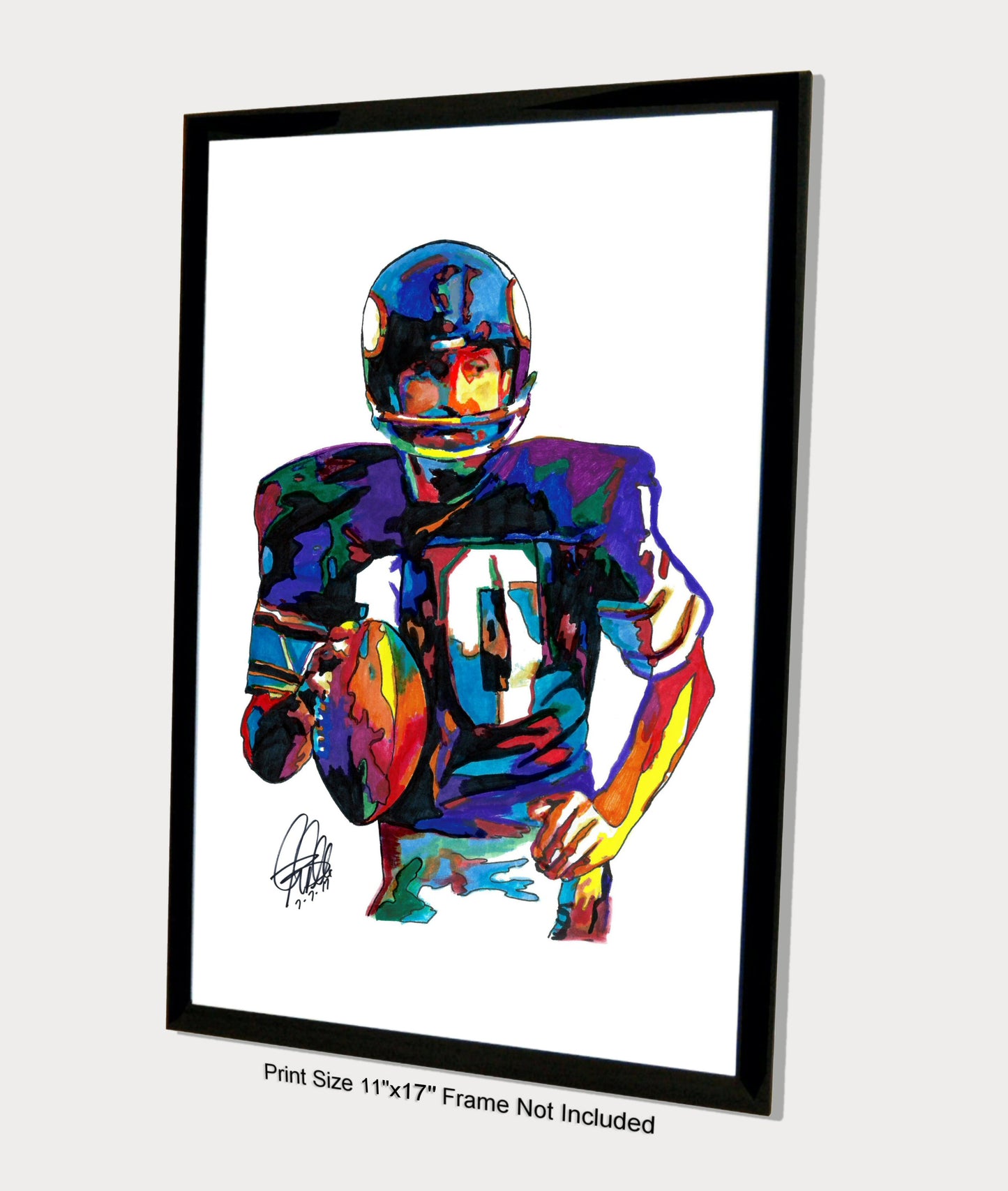 Fran Tarkenton Minnesota Vikings QB Football Sports Print Poster Wall Art 11x17