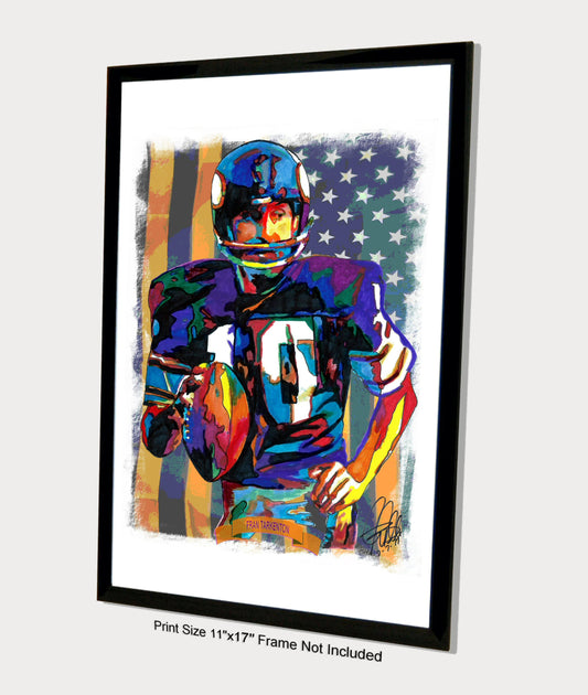 Fran Tarkenton Minnesota Vikings Football Sports Print Poster Wall Art 11x17