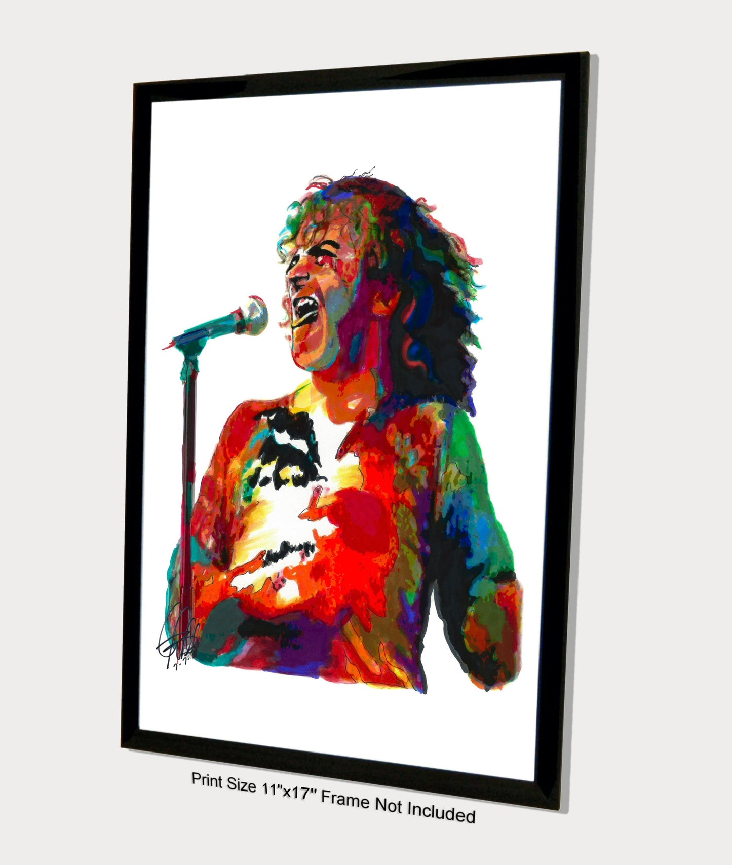 Joe Cocker Singer Blues Pop Rock Music Poster Print Wall Art 11x17