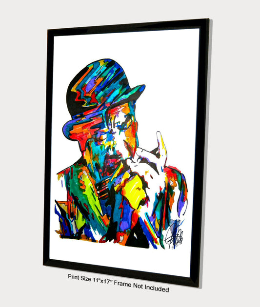Sonny Boy Williamson Singer Blues Harmonica Music Poster Print Wall Art 11x17