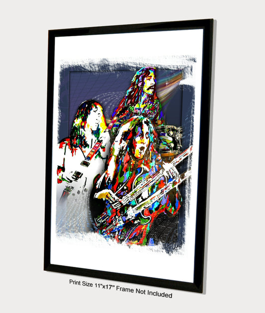 Rush Rock Music Poster Print Wall Art 11x17