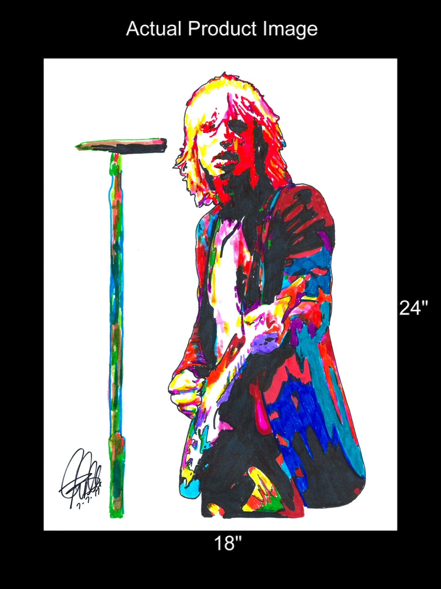 Tom Petty Heartbreakers Rock Music Poster Print Wall Art 18x24