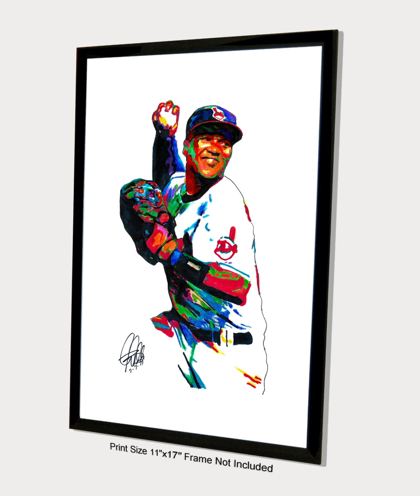 Jose Ramirez Cleveland Indians Baseball Poster Print Wall Art 11x17