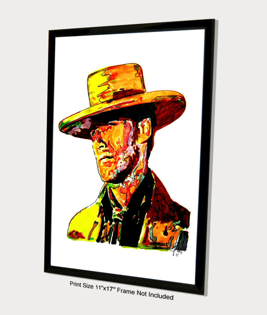 Clint Eastwood The Good the Bad and the Ugly Movies Poster Print Wall Art 11x17