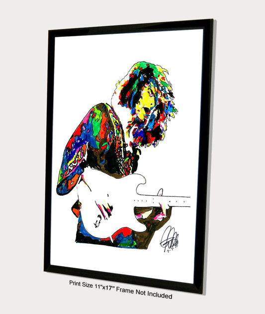 Ritchie Blackmore Deep Purple Guitar Rock Music Poster Print Wall Art 11x17