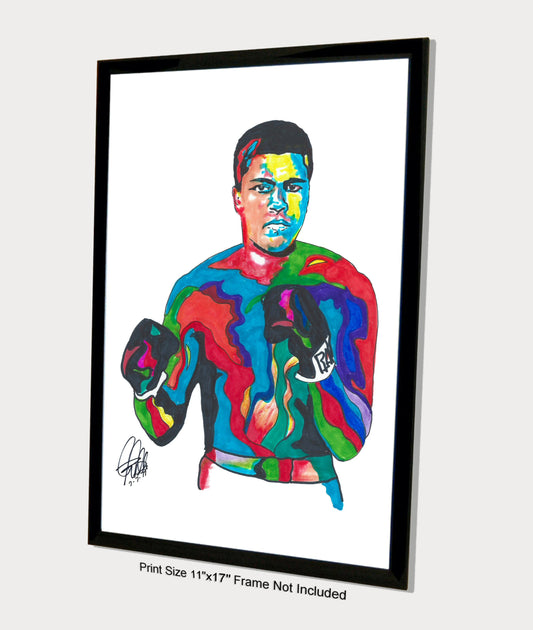 Muhammad Ali The Greatest Sports Boxing Poster Print Wall Art 11x17