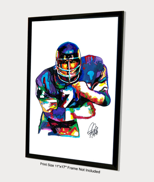 Gary Larsen Minnesota Vikings Football Sports Poster Print Wall Art 11x17