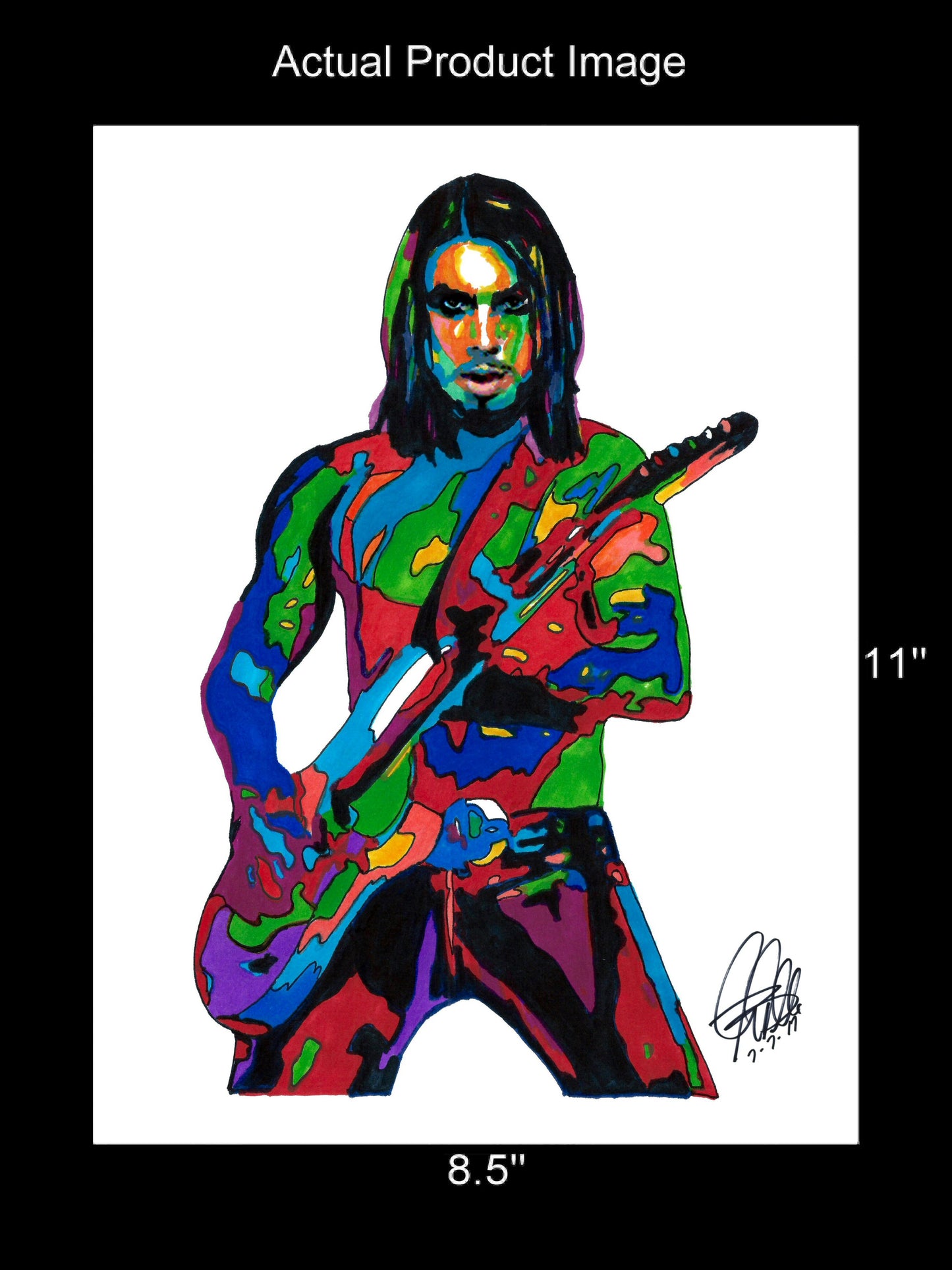 Dave Navarro Jane's Addiction Rock Music Poster Print Wall Art 8.5x11