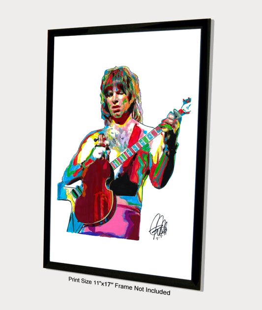 Nigel Tufnel Christopher Guest Spinal Tap Guitar Music Poster Print Art 11x17