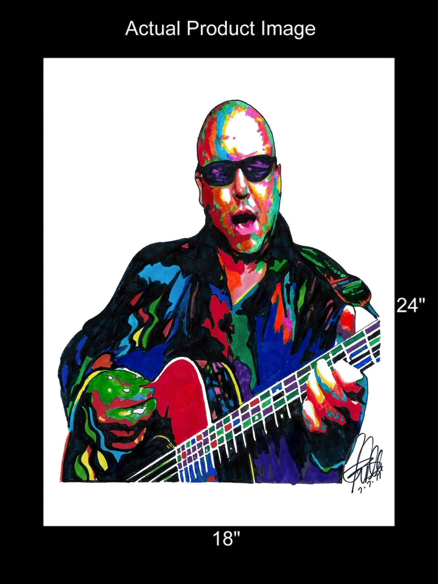 Black Francis Pixies Rock Music Poster Print Wall Art 18x24