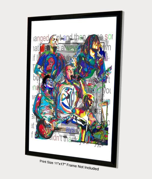 311 Nick Hexum Tim Mahoney Pnut Rap Rock Print Poster Wall Art 11x17