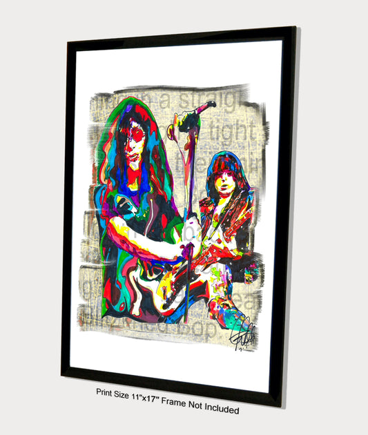 Ramones Punk Rock Music Poster Print Wall Art 11x17