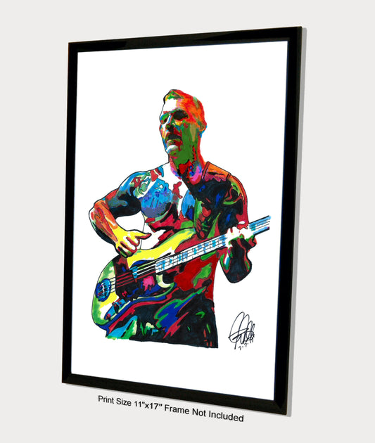 Tim Commerford Rage Against the Machine Rock Music Poster Print Wall Art 11x17