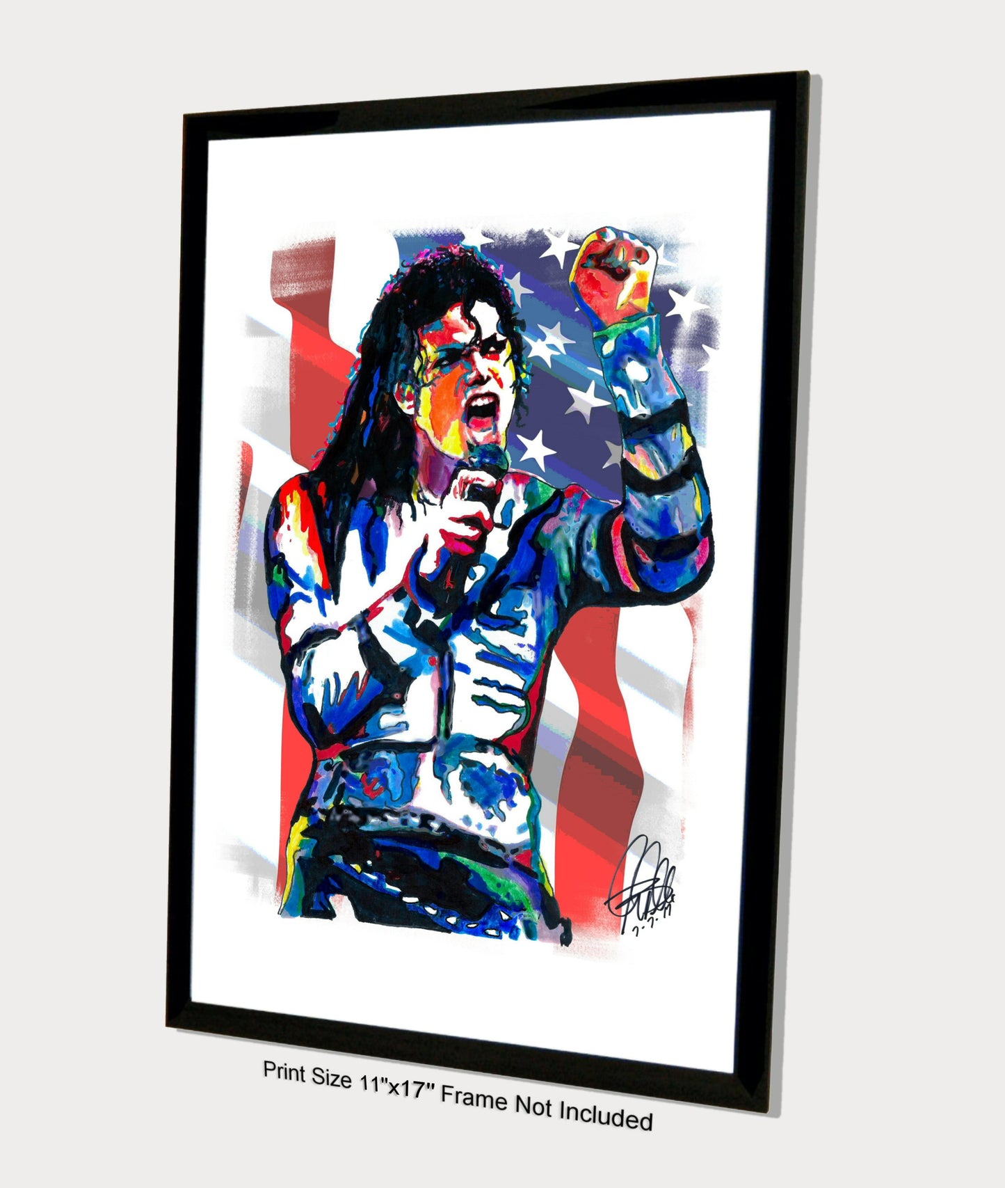 Michael Jackson The Jackson 5 King of Pop Poster Print Wall Art 11x17