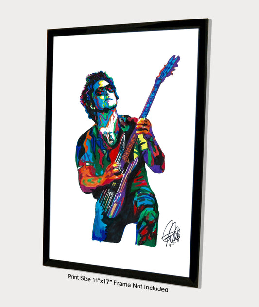 Synyster Gates Avenged Sevenfold Guitar Metal Music Print Poster Wall Art 11x17
