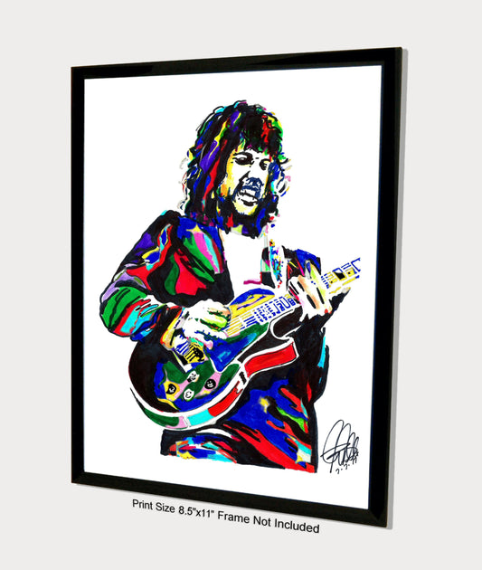 Steve Gaines Lynyrd Skynyrd Rock Music Print Poster Wall Art 8.5x11