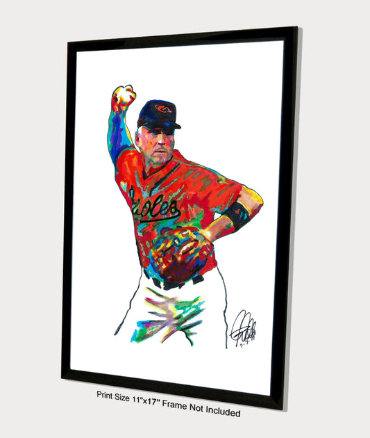 Cal Ripken Jr Baltimore Orioles SS Baseball Sports Poster Print Wall Art 11x17