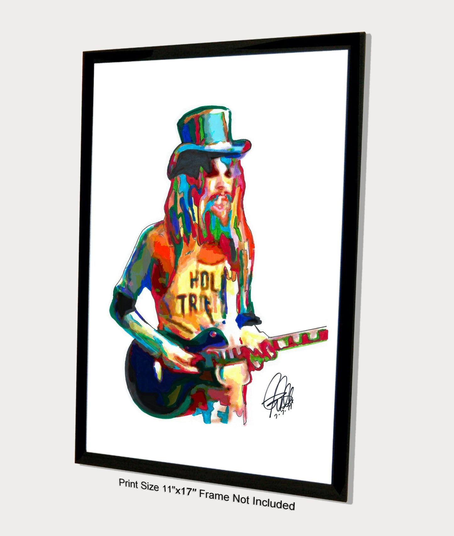 Leon Russell Rock Singer Guitar Piano Music Poster Print Wall Art 11x17