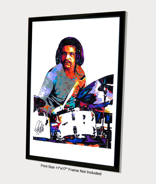 Danny Seraphine Chicago Drummer Rock Music Poster Print Wall Art 11x17