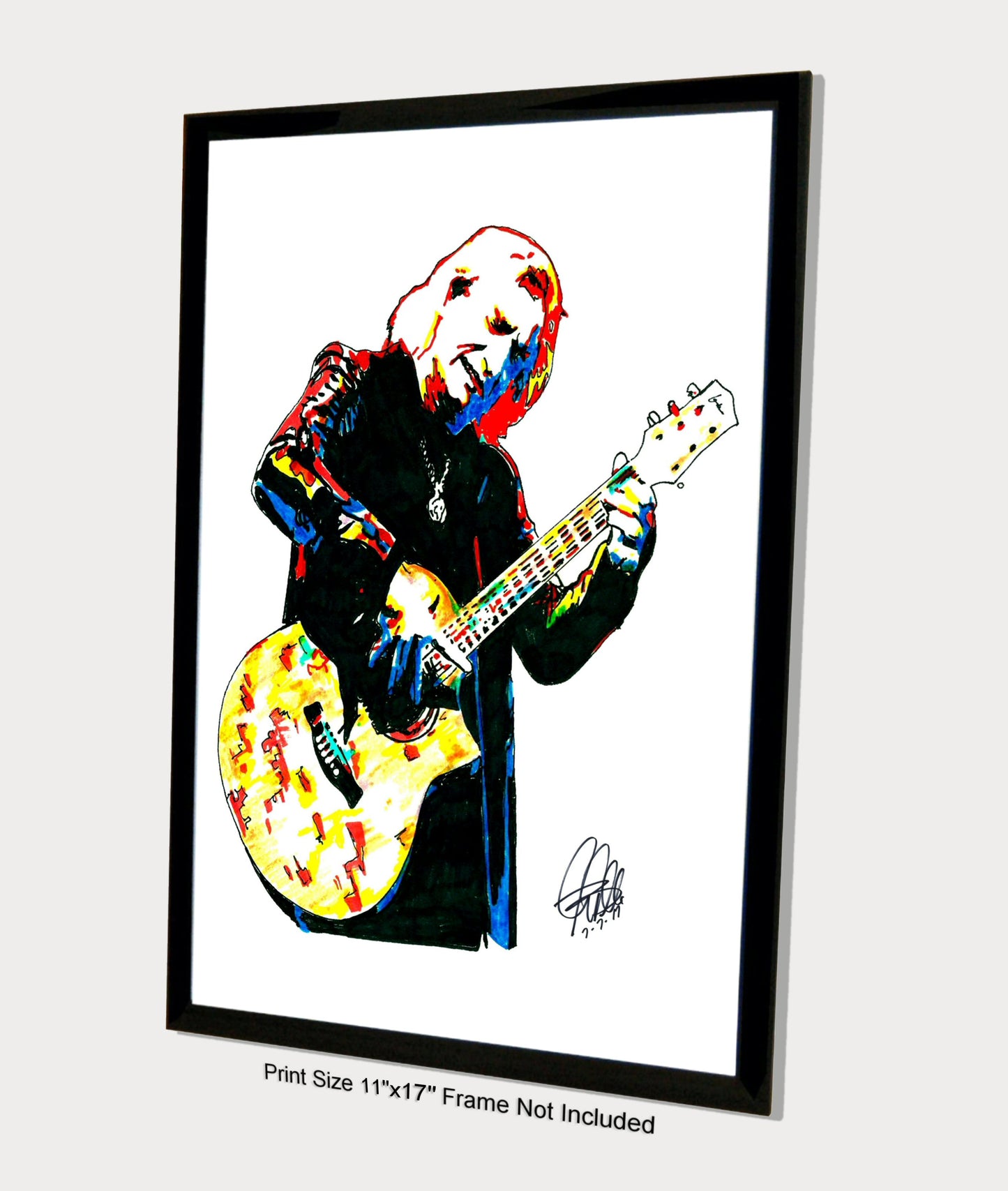 Joe Walsh James Gang Eagles Guitar Rock Music Poster Print Wall Art 11x17