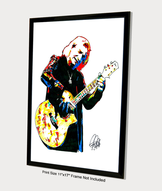 Joe Walsh James Gang Eagles Guitar Rock Music Poster Print Wall Art 11x17