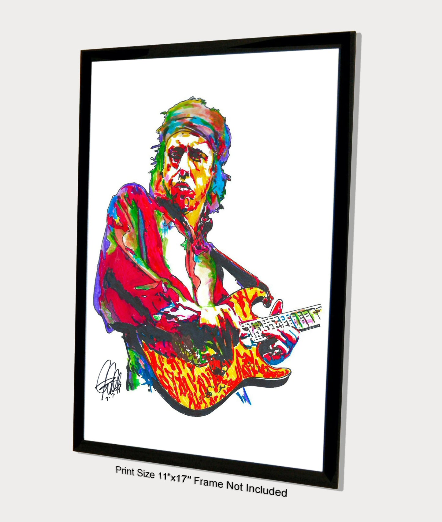 Mark Knopfler Dire Straits Singer Guitar Rock Music Poster Print Wall Art 11x17