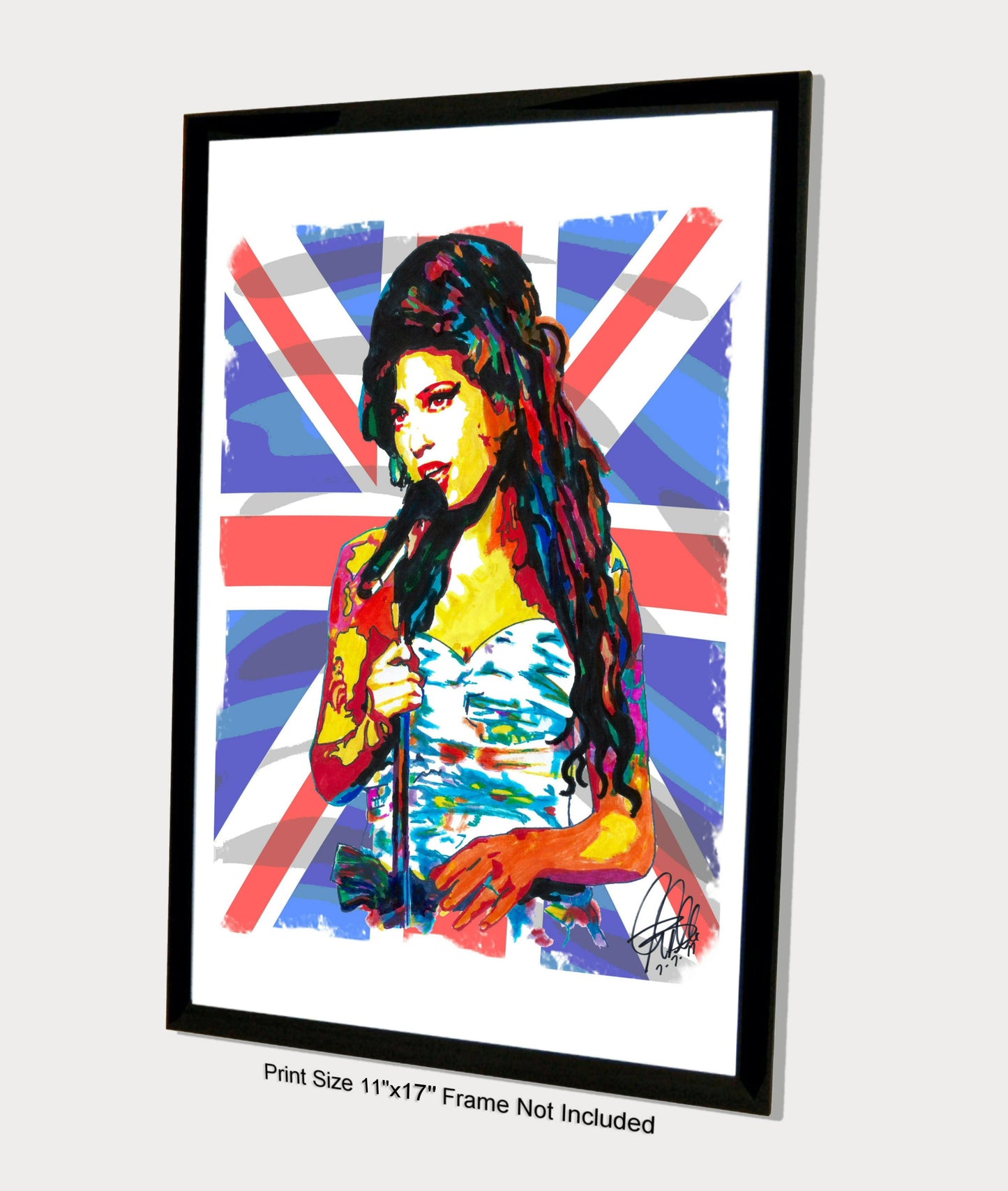 Amy Winehouse Singer Jazz Soul Music Print Poster Wall Art 11x17