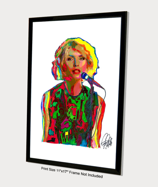 Debbie Harry Blondie Singer New Wave Music Poster Print Wall Art 11x17