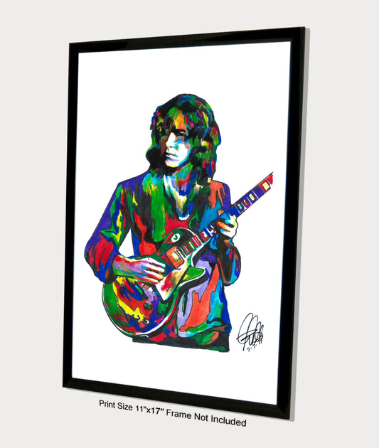 Mick Taylor Bluesbreakers Guitar Blues Rock Music Poster Print Wall Art 11x17