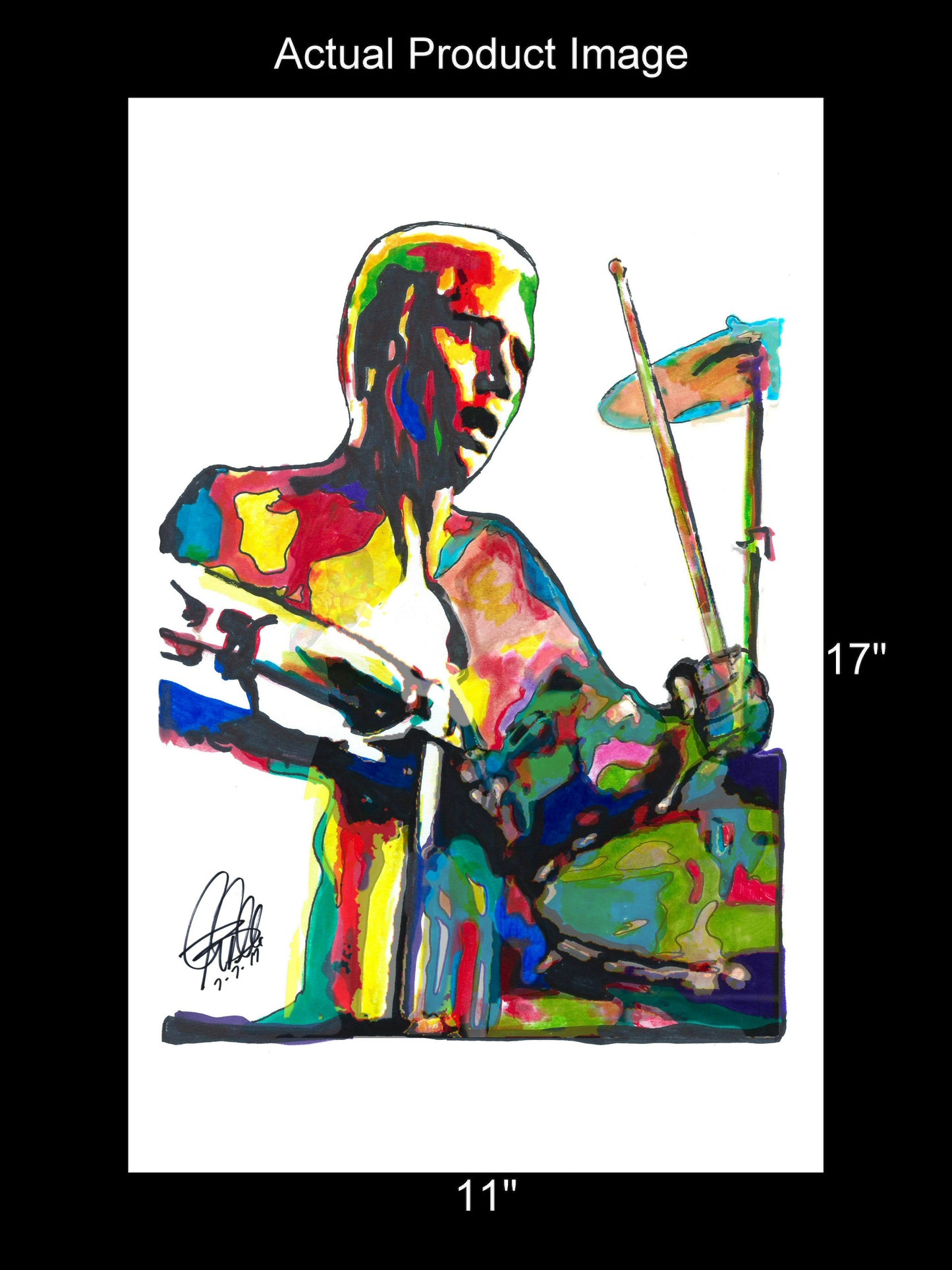 Chad Sexton 311 Drums Rap Rock Music Poster Print Wall Art 11x17