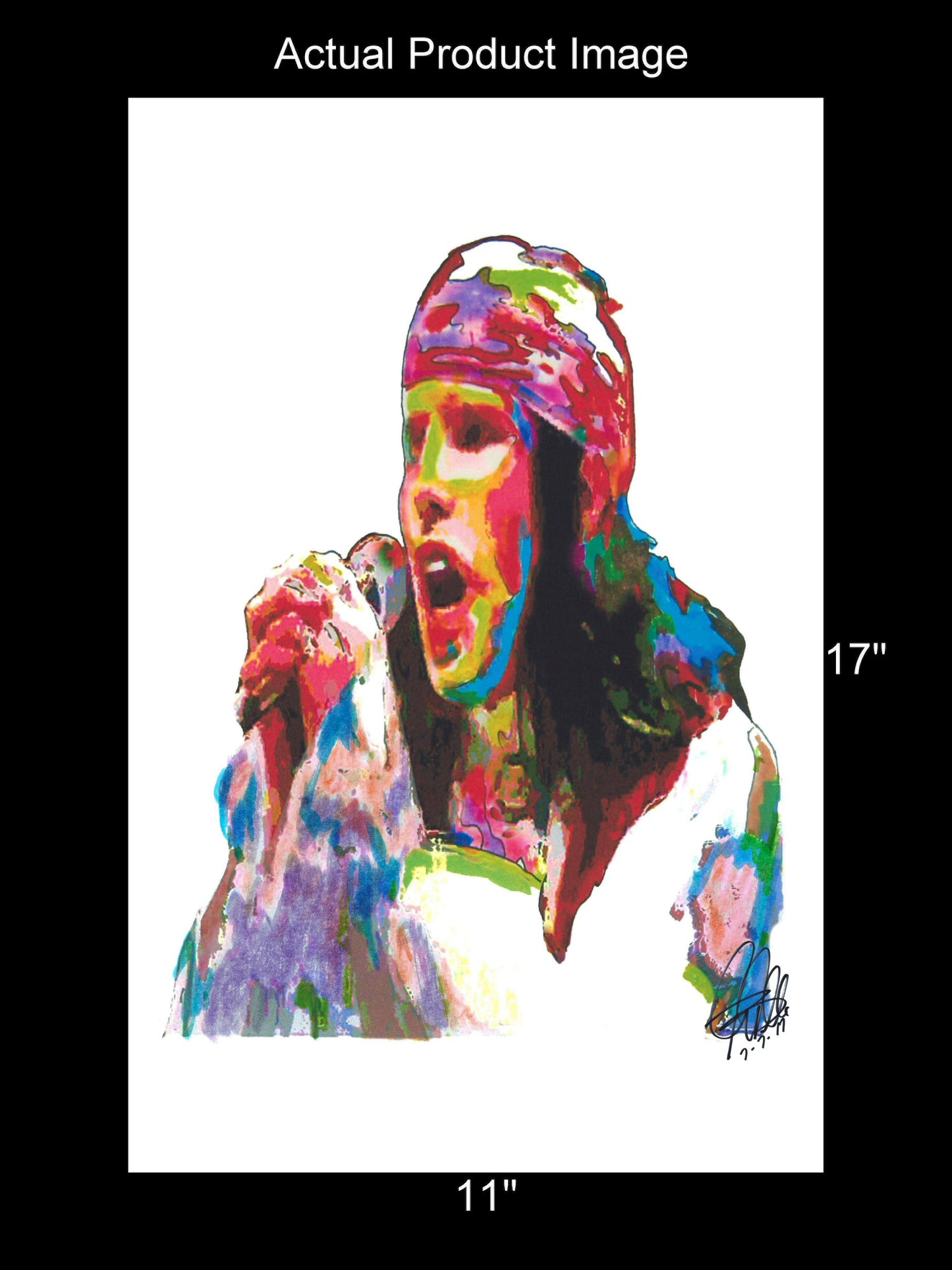 Ian Astbury The Cult Rock Music Poster Print Wall Art 11x17