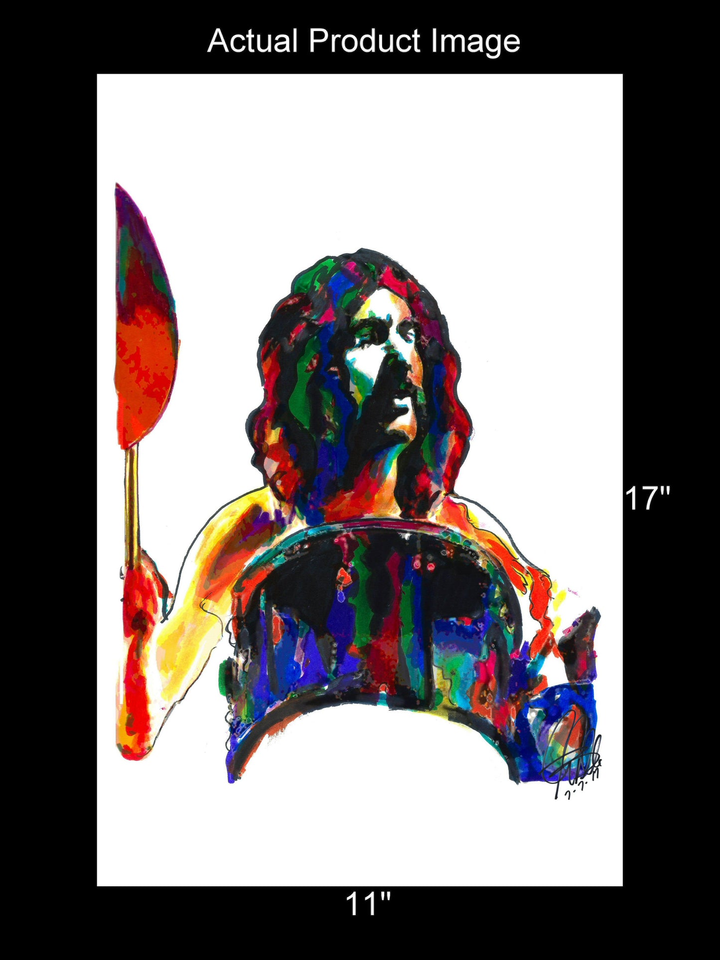 Nick Mason Pink Floyd Drums Rock Music Poster Print Wall Art 11x17