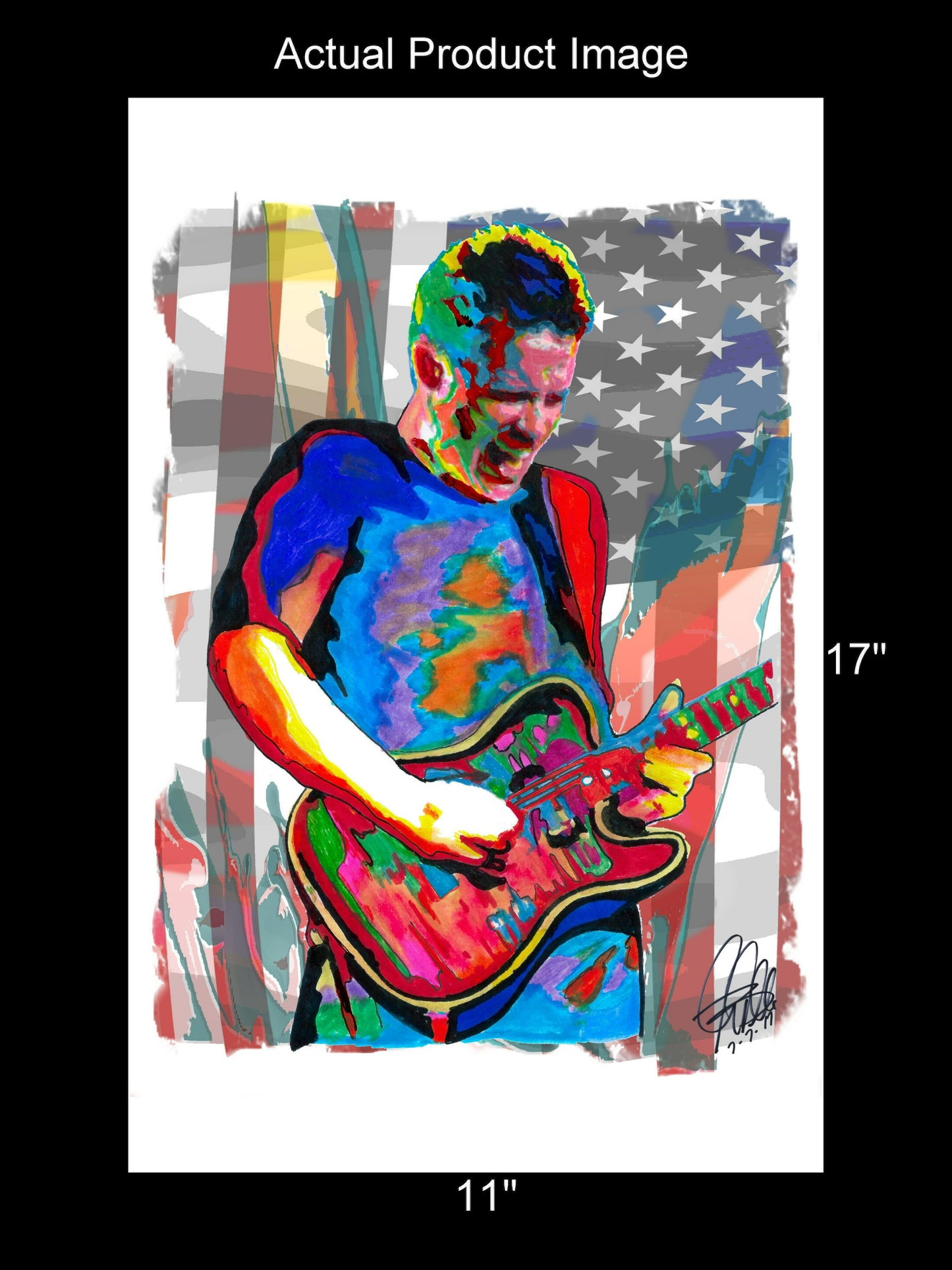 Jonny Lang Guitar Singer Blues Rock Music Poster Print Wall Art 11x17